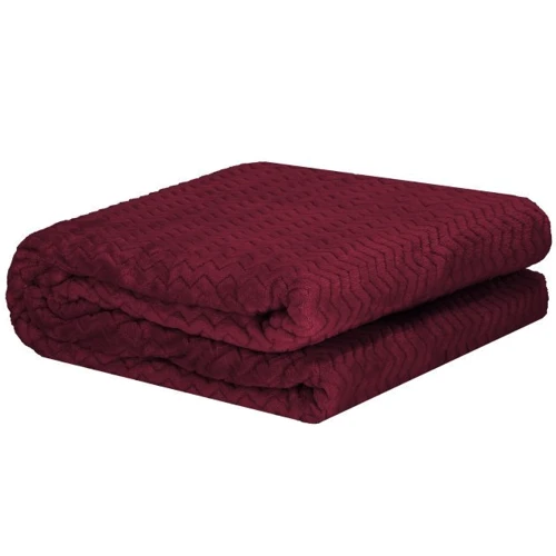 Плед Springos Extra Soft 160x200 см бордовый (HA7149) фото 10