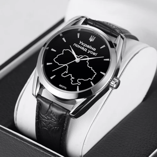 Наручные часы Besta Kraina Leather: Водонепроницаемость 3 ATM