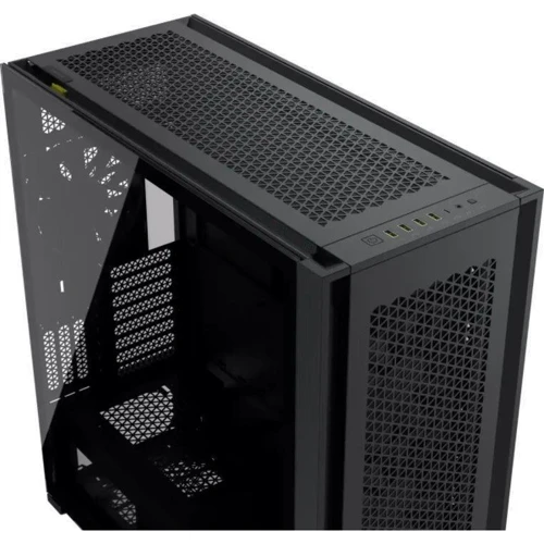 Корпус Corsair 7000D AIRFLOW Black (CC-9011218-WW): Матеріал передній панелі сталь