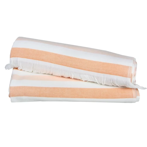 Полотенце HOBBY STRIPE Peshtemal персиковый 70х140 см (315617): Размер, см 70x140