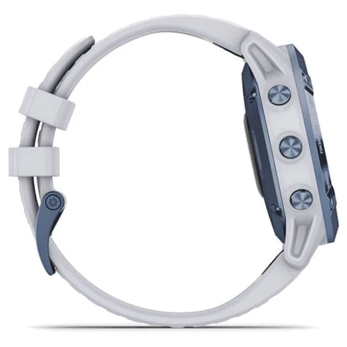 Смарт-часы Garmin Fenix 6 Pro Solar Edition Mineral Blue with Whitestone Band (010-02410-19/18): Фитнес-функции Шагомер, Подсчет калорий, Пульсометр