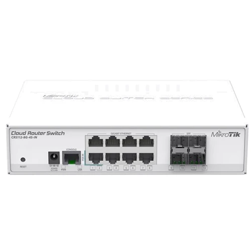 Маршрутизатор Wi-Fi Mikrotik CRS112-8G-4S-IN
