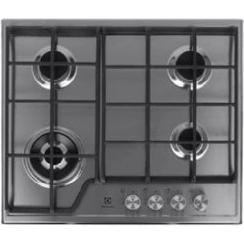 Варочная поверхность газовая Electrolux GRE363MX: Рабочая поверхность нержавеющая сталь