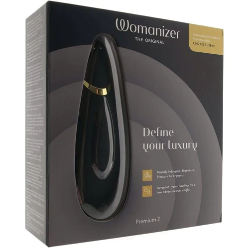 Вакуумный клиторальный стимулятор Womanizer Premium 2 Black
