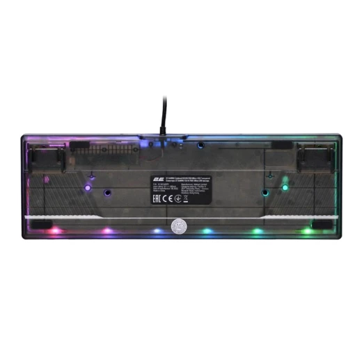 Клавиатура 2E Gaming KG345 RGB 68key USB UA Transparent (2E-KG345TR): Количество дополнительных клавиш нет