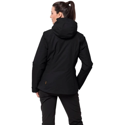 Куртка Jack Wolfskin Argon Storm Jacket W 1111591-6000 42 черная зимняя с капюшоном: Страна производитель Бангладеш