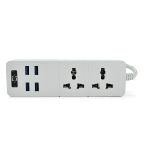 Сетевой фильтр Voltronic Power TВ-Т07 2 розетки 4xUSB White (ТВ-Т07-White)