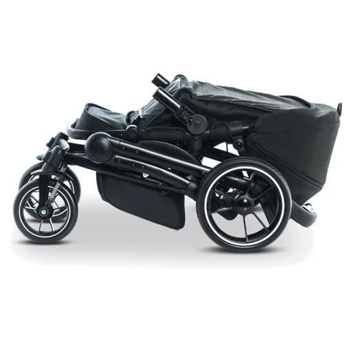 Універсальна коляска 2 в 1 Moon Kombi COOL Black (63840200-002): Ширина шасі 61.5 см