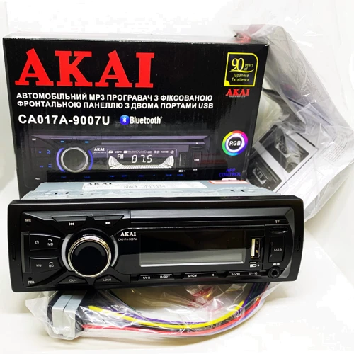 Бездискова MP3-магнітола AKAI CA017A-9007U: Дисплей есть