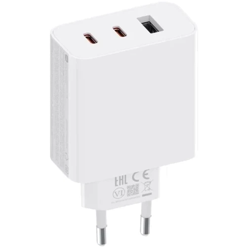 Зарядное устройство Xiaomi Wall Charger USB+2xUSB-C GaN 67W White with USB-C Cable (BHR7493EU)