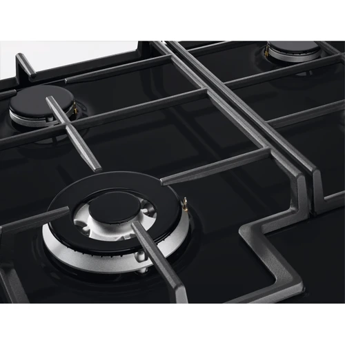 Варочная поверхность газовая Zanussi GPZ363SB: Расположение панели спереди