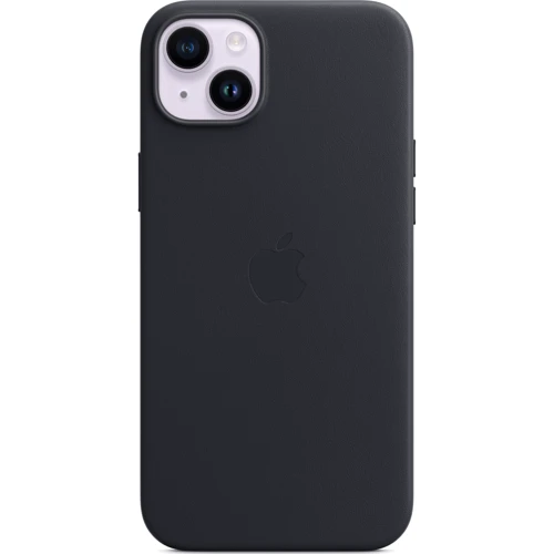 Чехол для iPhone Apple iPhone 14 Plus Leather Case with MagSafe - Midnight (MPP93ZE/A): Тип чехла накладка на заднюю часть