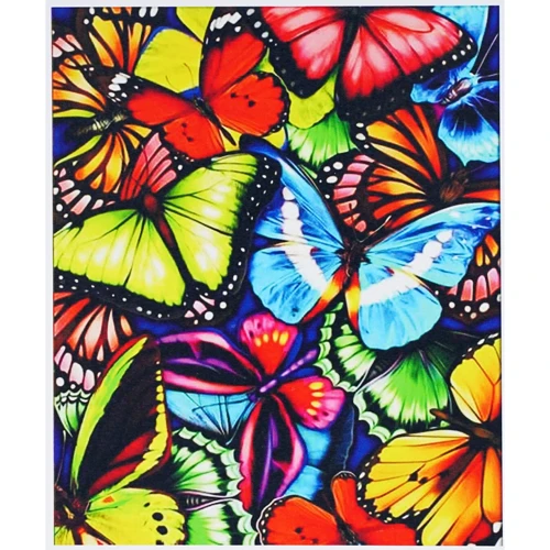 Картина по номерам с алмазной мозаикой TK Group Бабочки 40x50 см (B 78645)