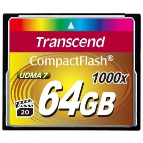 Карта памяти Transcend 64GB CompactFlash 1000X (TS64GCF1000)