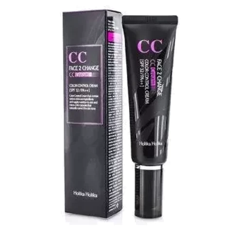 Holika Holika Face 2 Change CC Cream SPF32 CC-крем теплий коригувальний 50 ml: Призначення Вирівнювання, Захист від сонця