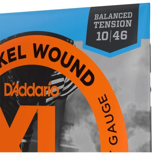 Струна для гитар Струны D'ADDARIO EXL110BT XL NICKEL WOUND BALANCED TENSION REGULAR LIGHT (10-46): В комплекте Набор из 6 струн