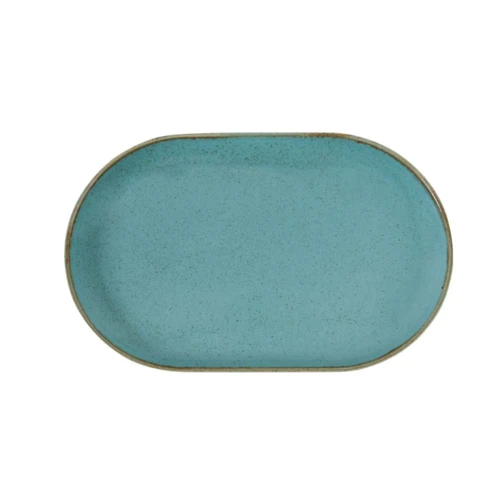 Блюдо овальное Porland Seasons Turquoise 320 мм (213-118132.T): Тип Блюдо