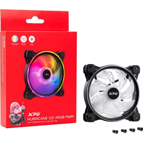 Кулер ADATA Hurricane 120 ARGB PWM Black (HURRICANE120ARGBPWM-BKCWW): Роз'єм 4pin