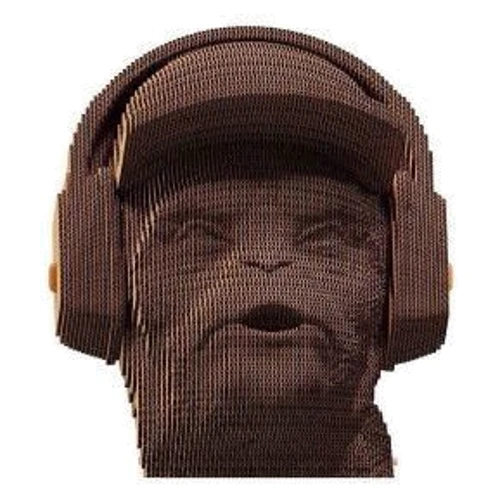 Картонный конструктор Cartonic 3D Puzzle Three Wise Monkeys. Hear No Evil