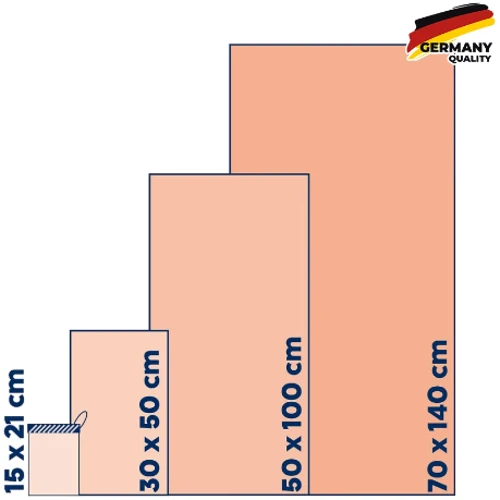 Полотенце KELA Ladessa рукавичка для лица дымчасто-голубое 15х21 см (24584)