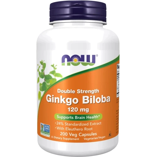 

Now Foods Ginkgo Biloba 120mg - 200 Veg Capsules