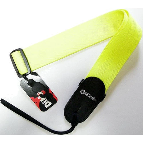 Гитарный ремень DIMARZIO DD3100N NYLON W/LEATHER ENDS (NEON YELLOW): Производитель DIMARZIO