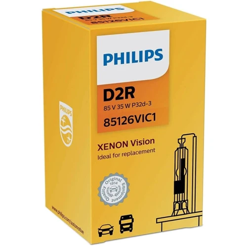Ксенонова лампа Philips Vision D2R 85126VIC1 (1шт.): Потужність блоку розпалювання 35 Вт