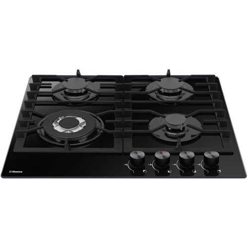 Варочная поверхность газовая Hansa BHKS611301: Размеры для встраивания (ШxГ) 56x49 см