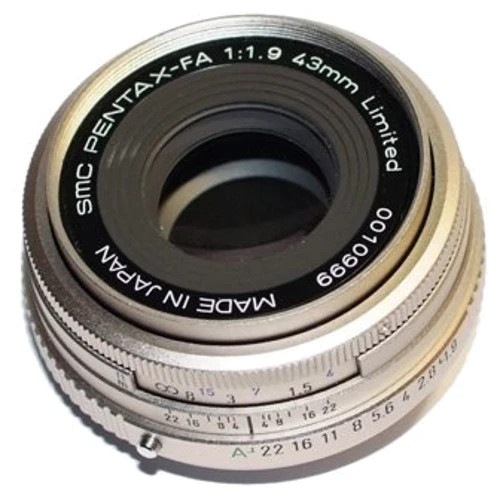 Об'єктив для фотоапарата Pentax SMC FA 43mm f/1.9 Limited Silver