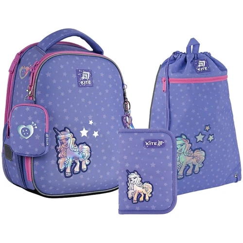 Набор Kite рюкзак + пенал + сумка для обуви 555 My Little Pony (SET_LP25-555S)
