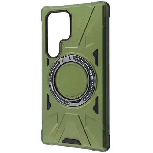 Чехол для телефонов WAVE Iron Grip with Magnetic Ring Dark Green for Samsung S928 Galaxy S24 Ultra