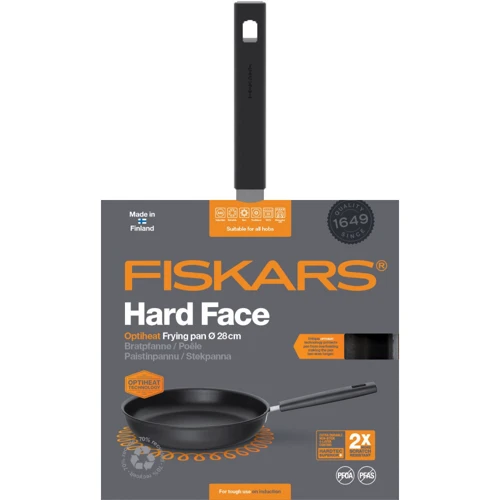 Fiskars Hard Face OPTIHEAT 28 см (1052237): Тип сковороды Традиционная