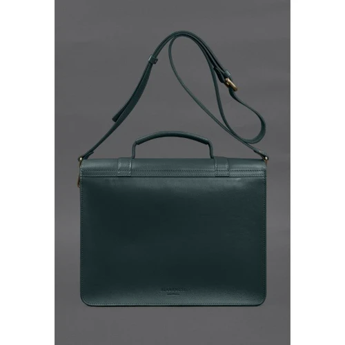 Сумка-сэтчел BlankNote Porte зеленая (BN-BAG-58-malachite): Страна производитель Украина