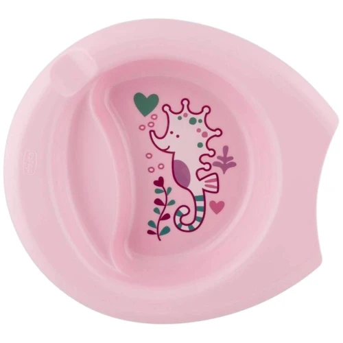 Набір дитячого посуду Chicco Meal Set 6 м+ рожевий (16200.11)