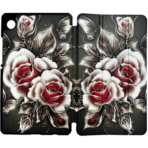 Аксессуар для планшетных ПК BeCover Smart Case Black Rose for Samsung X133/X135 Galaxy Tab A11 (713983)