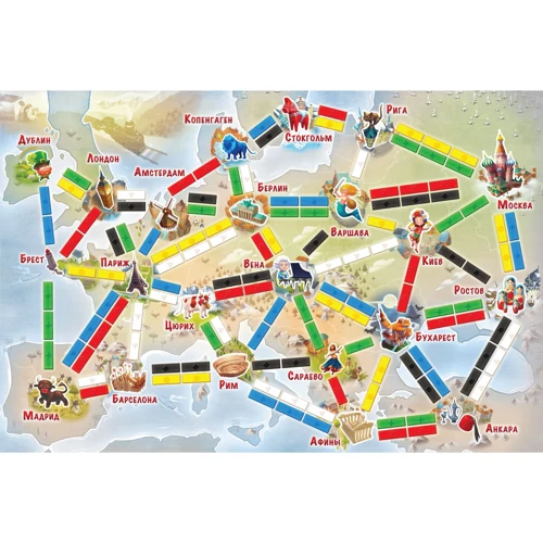 Настольная игра Hobby World Ticket to Ride Junior: Европа (1867) фото 24