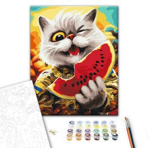 Картина по номерам Brushme Котик в Херсоне ©Марианна Пащук 40х50 см (BS53410): Производитель Brushme