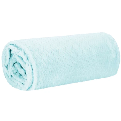 Плед Springos Extra Soft 160x200 см голубой (HA7144): Цвет голубой