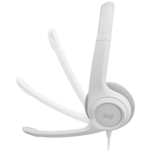Наушники Logitech H390 USB White (981-001286): Тип крепления оголовные