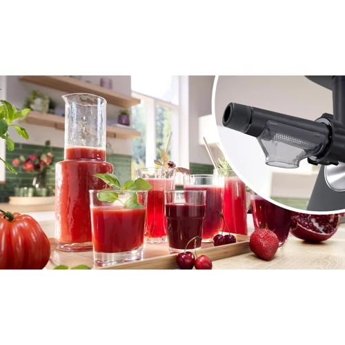 Мясорубка Bosch MultiPower Serie 6 MFWS650B: Дополнительные возможности Прорезиненные ножки, функция Реверс, Отсек для хранения шнура