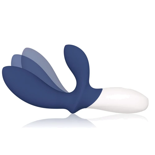 Массажер простаты LELO Loki Wave 2 Base Blue, 2 мотора, манящее движение + вибрация