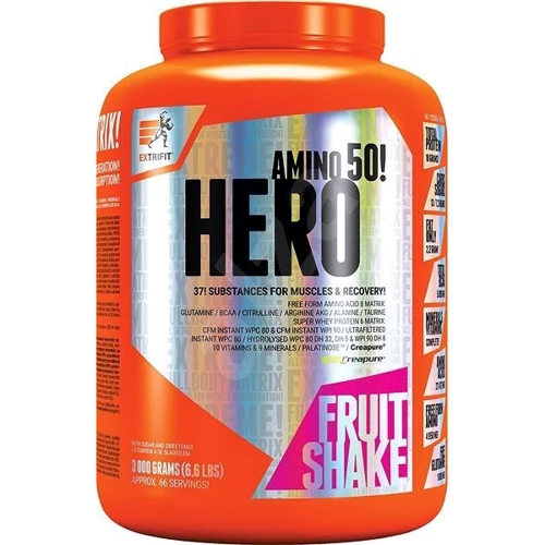 Extrifit Hero 3000 g /66 servings/ Fruit Shake