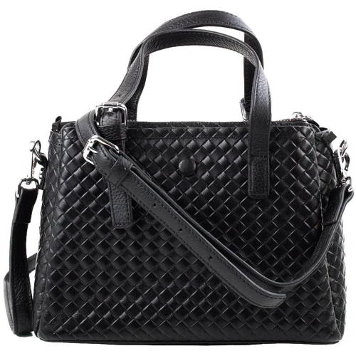 Жіноча сумка тоут Vito Torelli чорна (VT-713-black): Країна виробник Україна