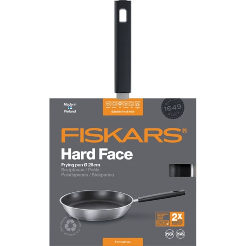 Fiskars Hard Face Steel 28 см (1052247): Тип сковороды Традиционная