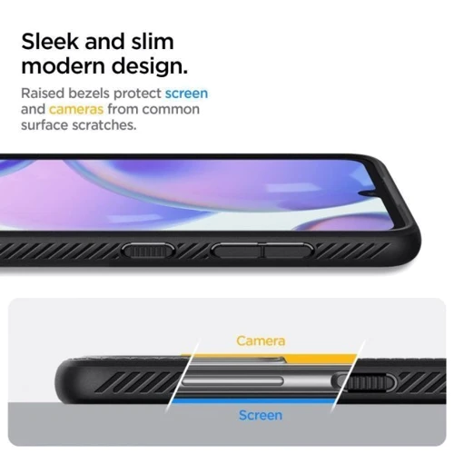 Аксессуар для смартфона Spigen Liquid Air Matte Black (ACS04318) for Samsung A336 Galaxy A33: Цвет черный