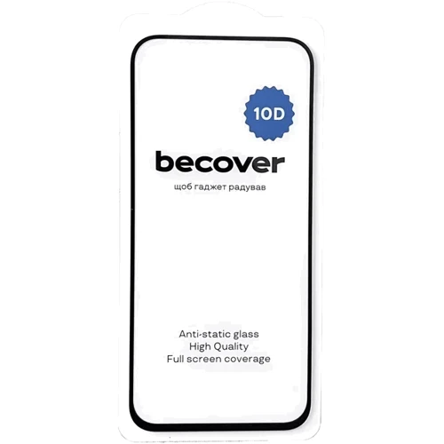 Аксессуар для смартфона BeCover Tempered Glass 10D Black for Google Pixel 8a (711491)