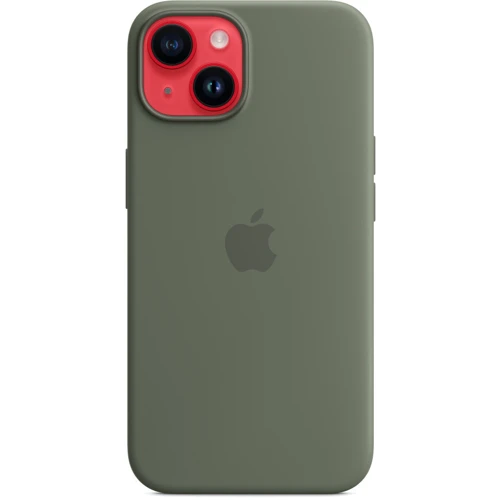Чехол для iPhone Apple Silicone Case with MagSafe Olive (MQU83) for iPhone 14: Тип аксессуара чехол