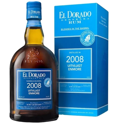Ром El Dorado Uitvlugt-Enmore 2008 47.4 % 0.7 л GB (BWW3471)