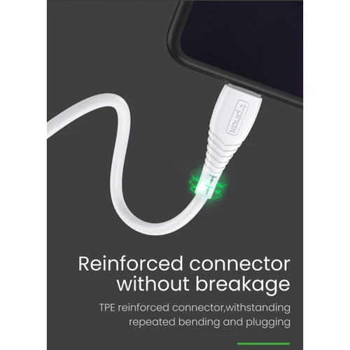 Кабель T-PHOX USB Cable to Lightning/microUSB/USB-C 3A 1.2m White (T-F831 White) фото 8