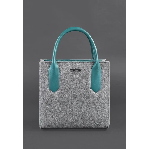 Женская сумка тоут BlankNote Blackwood серая (BN-BAG-28-felt-tiffany)